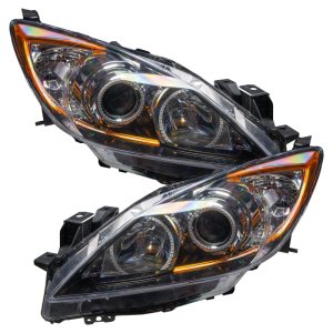 Mazda 3 Headlight Assemblies - ORACLE Lighting - SMD Halogen - White - `10-`13